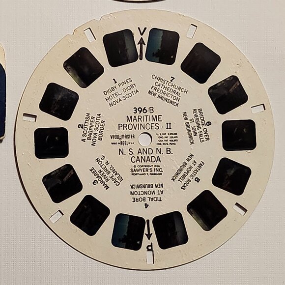 VINTAGE View Master Reels x 2 Maritime Provinces 1956 - Picture 2 of 4